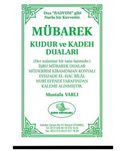 Mübarek Kudur  ve Kadeh Duası M.Varlı