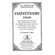 Vasiyetname Duası M.Varlı